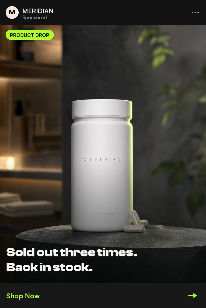 Product drop example by PELORA